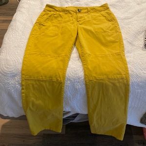 Cabi pants bright yellow